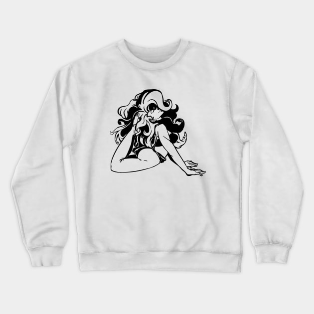 Stretch Crewneck Sweatshirt by Newtegan